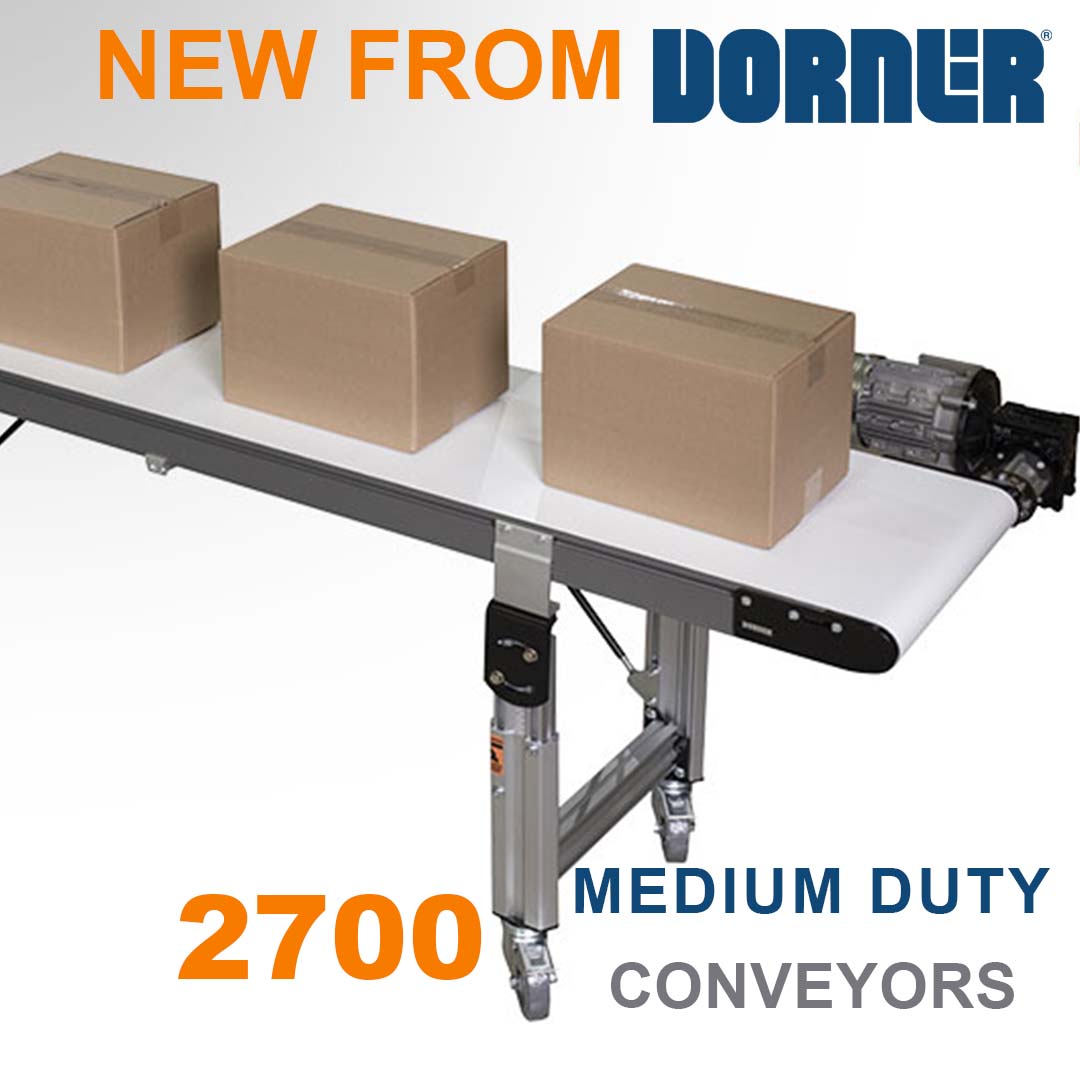 Gain Extra Load Capacity with the New 2700 Medium Duty Conveyor from Dorner