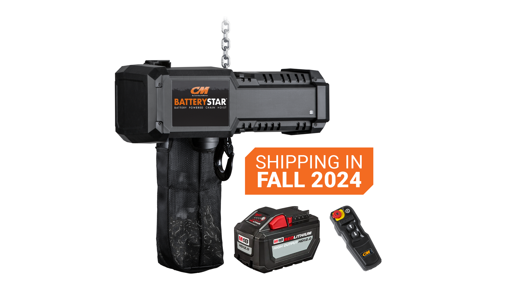 New Cm® Batterystar™ Battery-powered Hoist Available For Preorder